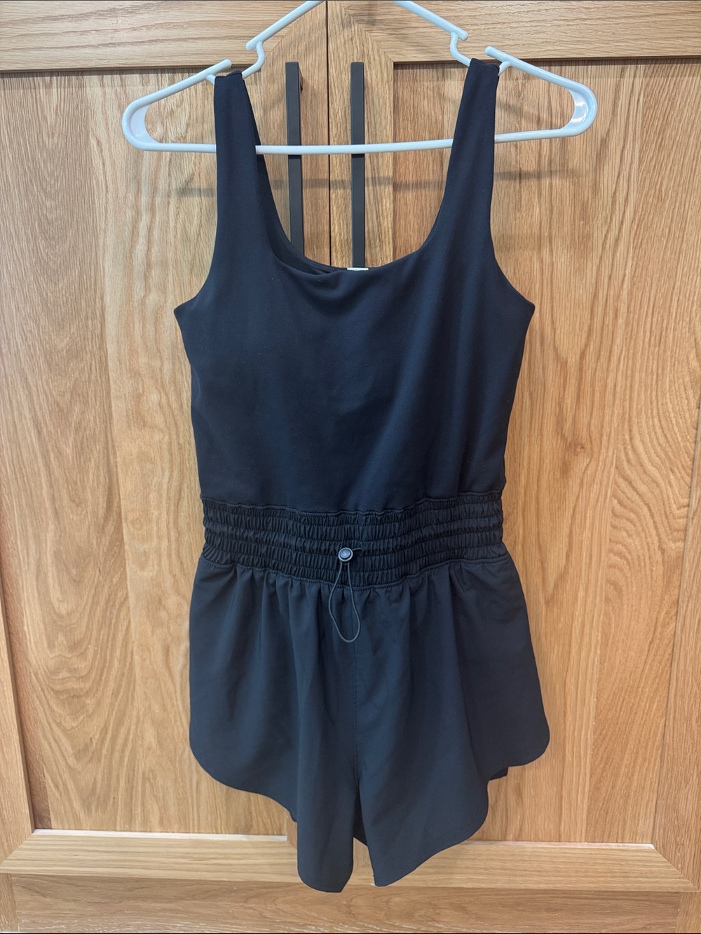 Yogalicious Black Athletic Shorts Romper